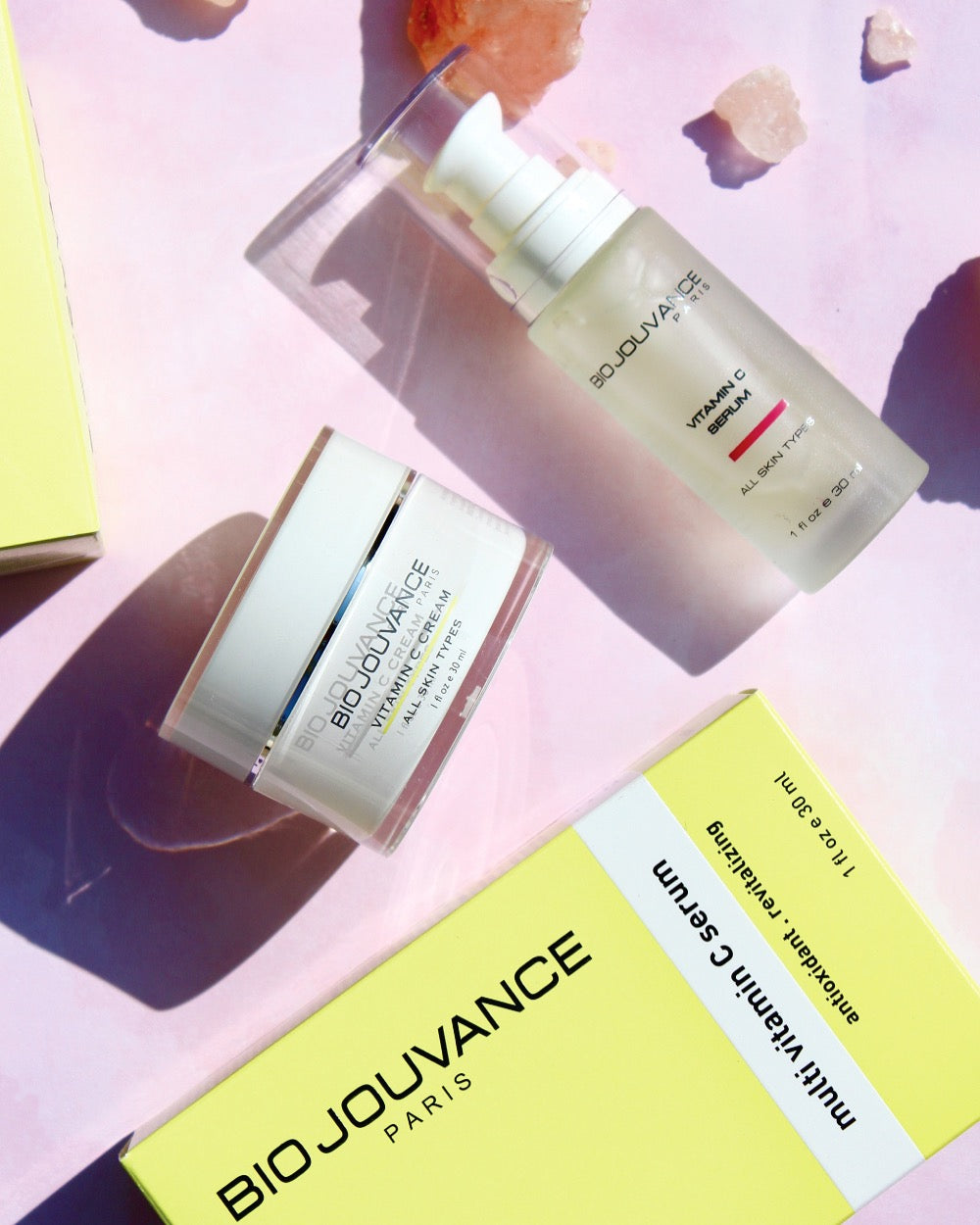 Bio Jouvance Paris Vitamin C Serum and Vitamin C Cream