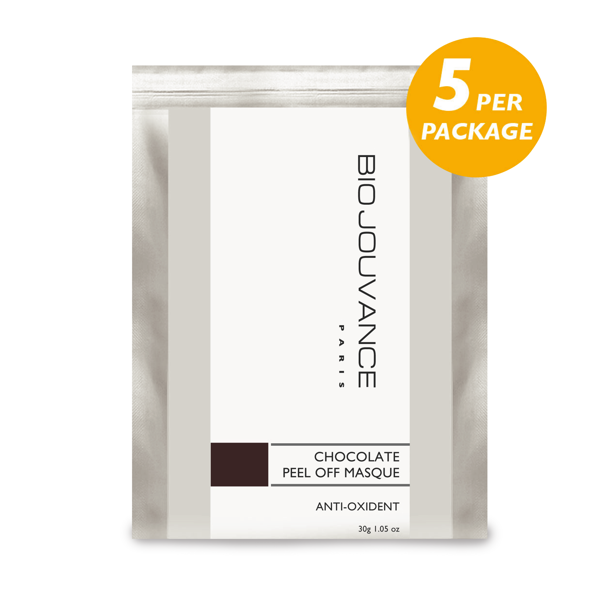 BioJouvance Paris Chocolate Peel Off Mask for Skin with Mild to Severe Rosacea