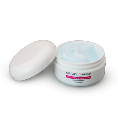 BioJouvance Paris Gentle Face & Body Scrub Is Safe to Use on Eyelids and Under the Eyes to Remove Milia